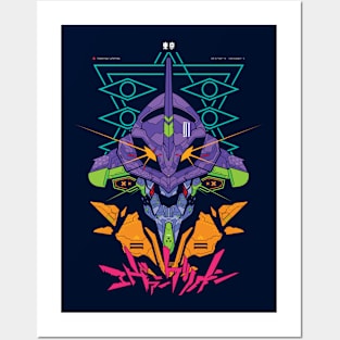 Eva-01 Posters and Art